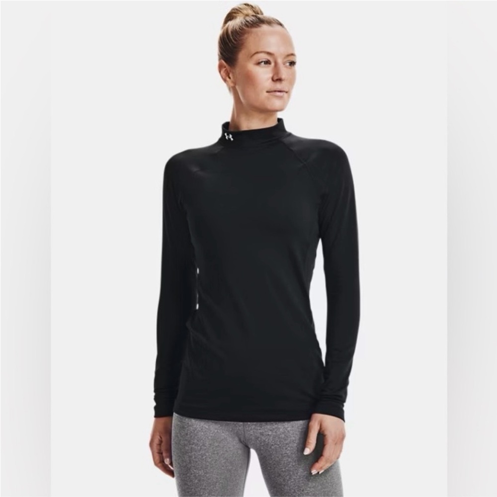 Under Armour Coldgear Mock Neck Long Sleeve Top